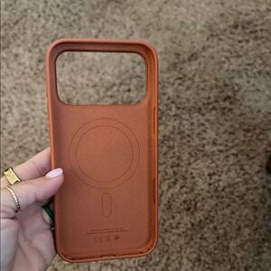 Apple silicone Phone Case - Brown